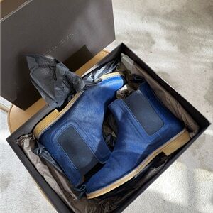 Bottega Veneta Blue calf boots